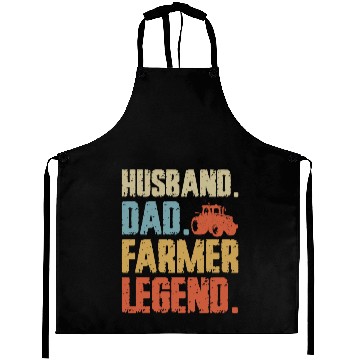 Discover Farming Farmer Dad Father Vintage Aprons