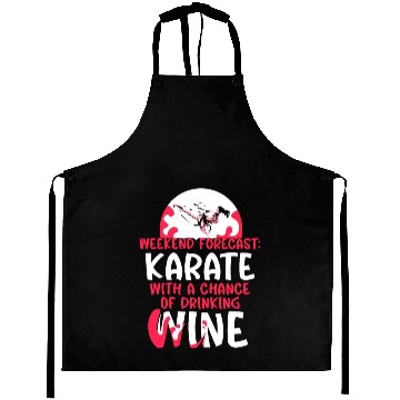 Discover Weekend Forecast Karate Wine Aprons