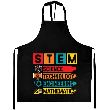 Discover STEM Science Technology Engineering Mathematics Aprons