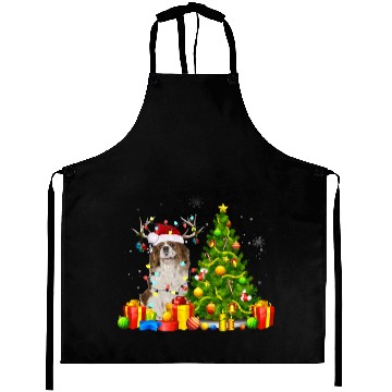 Discover Cavalier King Charles Spaniel Christmas Dog Lover Aprons