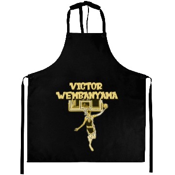 Discover VICTOR WEMBANYAMA FRENCH BASKETBALL PLAYER DRAFT Aprons