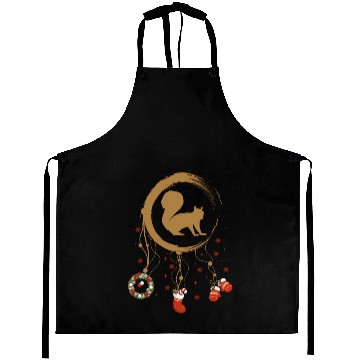 Discover Winter dreamcatcher Christmas Squirrel Aprons