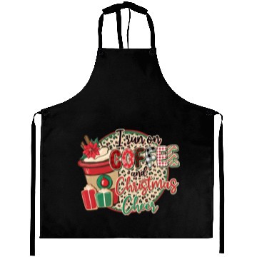 Discover I Run On Coffee And Christmas Cheer Aprons