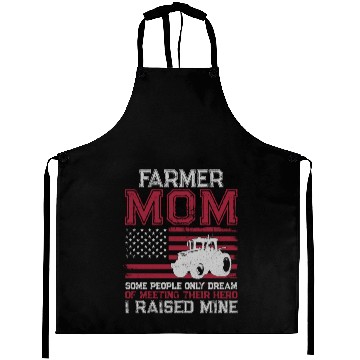 Discover Farming Farmer Mom Mother Tractor Aprons