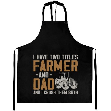 Discover Farming Farmer Dad Father Vintage Aprons