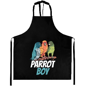 Discover Parrot Boy Pet Parrots Animal Cute Aprons