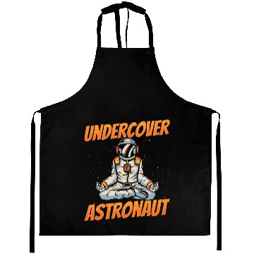 Discover Undercover Astronaut Rocket Astronomy Space Aprons