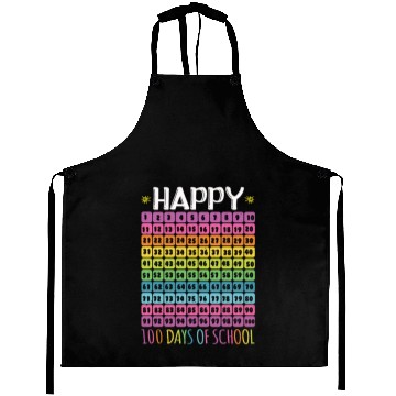 Discover Number Student Happy 100th Day 100 Days Of School Aprons