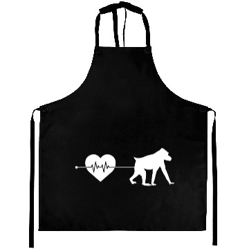 Discover monkey heartbeat Aprons