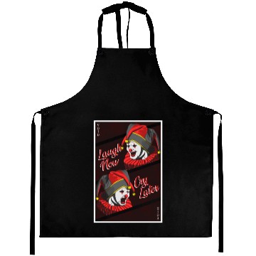 Discover Laugh Now, Cry Later Aprons