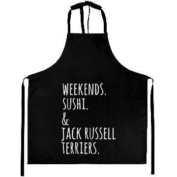 Discover Weekends Sushi And Jack Russell Terriers Aprons