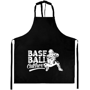 Discover Baseball Catcher Hobby Sayings Player Aprons