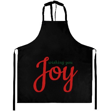 Discover Wishing You Joy Christmas Aprons