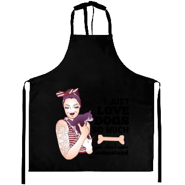 Discover Hundemama tattooed puppy bone Aprons