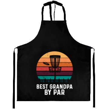 Discover Best Grandpa By Par Father's Day Disc Golf Grandad Aprons
