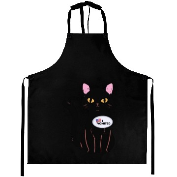 Discover I Vomited Funny Cat American Election Voting Aprons