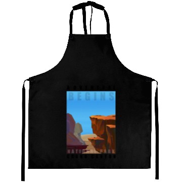Discover Adventure Grand Canyon cool design Aprons