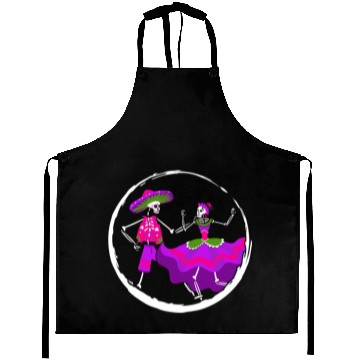 Discover Dia De Los Muertos Aprons, Ballet Folklorico Sugar
