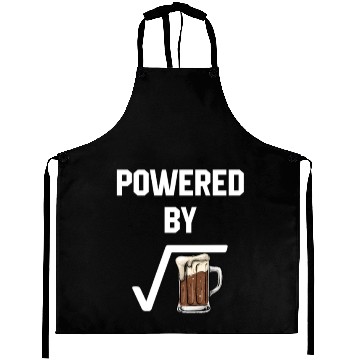 Discover Powered by root beer, root beer Aprons