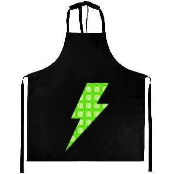 Discover Patterned Lightning Symbol Aprons