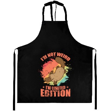 Discover I'm not Weird I'm Limited Edition Platypus Aprons