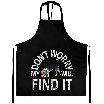 Discover Beagle Don't Worry My Dog Will Find It Dog Handler Aprons