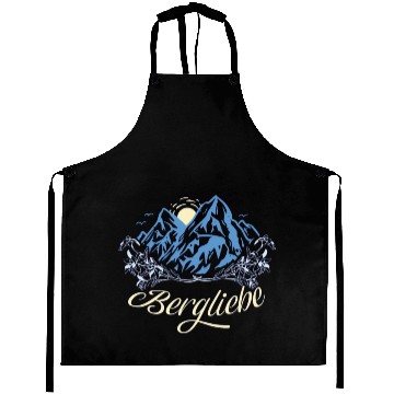 Discover Mountain Love Sunrise Edelweiss Aprons