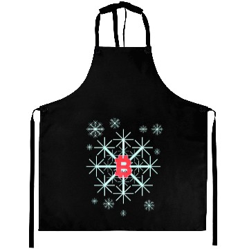 Discover Snowflake In Winter On Christmas With Bitcoin Aprons