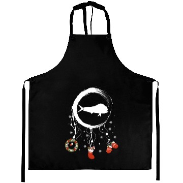 Discover Winter dreamcatcher Christmas Dolphin Aprons