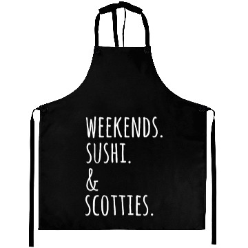 Discover Weekends Sushi And Scottish Terriers Aprons
