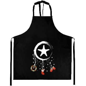 Discover Winter dreamcatcher Christmas Starfish Aprons