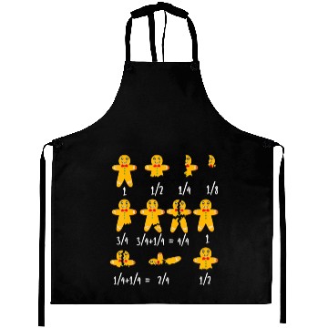 Discover Math Christmas Aprons Teachers, Fractions Gingerbre