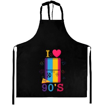Discover 1990's 90s I Heart Nineties I Love the 90's Old Aprons