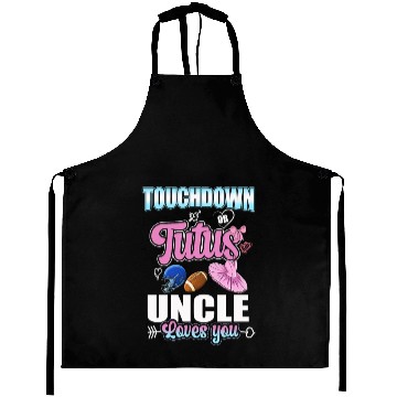 Discover Touchdown or Tutu Uncle Loves You Aprons