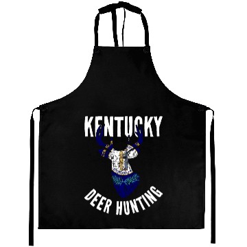 Discover Kentucky Deer Hunting Buck Stag Hunter Aprons