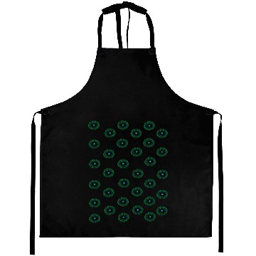 Discover Emerald Floral Design Aprons