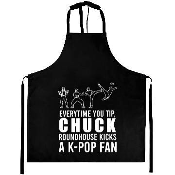 Discover Tips Chuck Roundhouse Kicks A KPop Fan Aprons