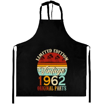 Discover 1962 Born Vintage Birthday Retro Aprons