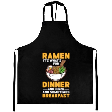 Discover Ramen It's What For Dinner Lunch and Breakfast Aprons
