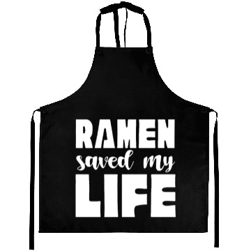 Discover Ramen Saved My Life Aprons