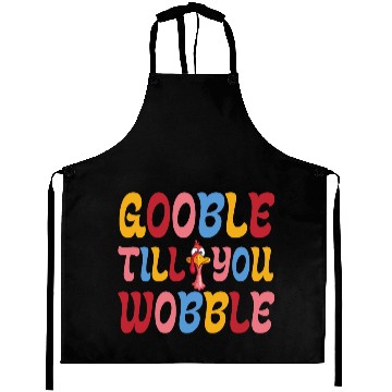 Discover Gobble Till You Wobble Aprons