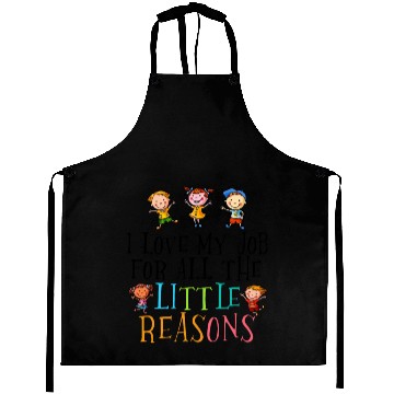 Discover I Love My Job For All Reasons Aprons