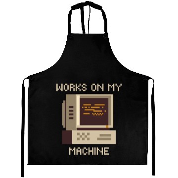 Discover Works On My Machine, Best Software Developer Meme Aprons