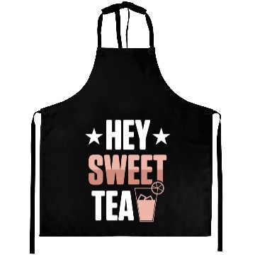 Discover Funny Hey Sweet Tea Glass Drinking Iced Tea Aprons