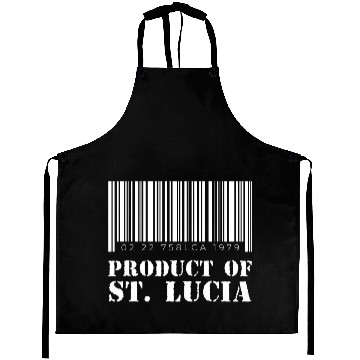 Discover Product of St. Lucia (White) Aprons