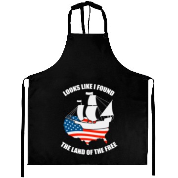 Discover Columbus Day 1492 Aprons