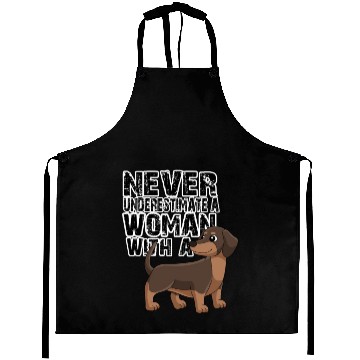 Discover Dachshund Never Underestimate Aprons