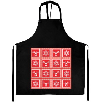 Discover Deer Christmas patchwork Aprons