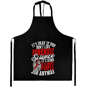 Discover forensic science detective true crime investigator Aprons