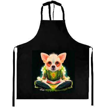 Discover buddhist chihuahua Aprons